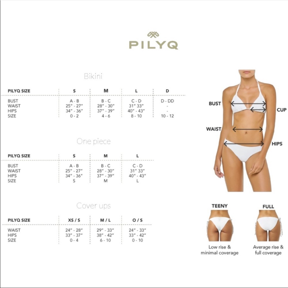 🔥PILYQ🔥2-PIECE SWIMSUIT YELLOW POLKA DOT SCALLOPED BANDEAU BIKINI SMALL NWT - Picture 3 of 3